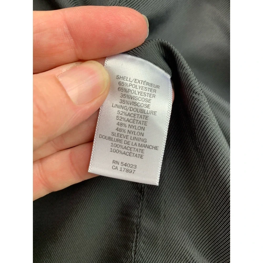 Banana Republic‎ Mens Blazer 42R Gray Herringbone Suit Jacket Formal Event